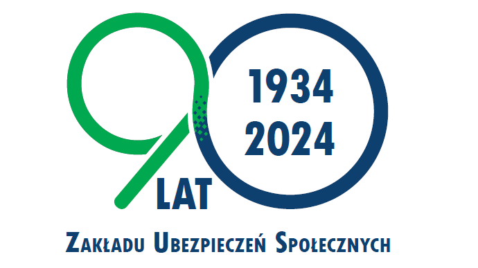 logo 90 lat ZUS