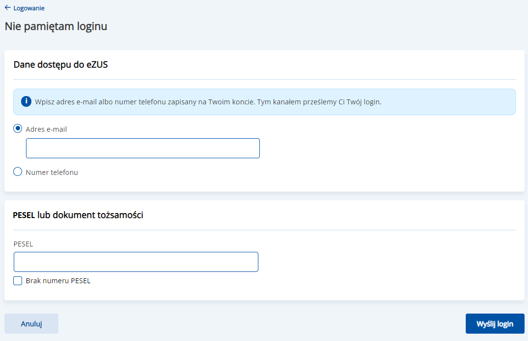 LOGOWANIE DO EZUS visual data 8