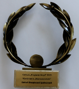 Nagroda przyjazny urząd - kształt liścia laurowego - link do powiększonego zdjęcia