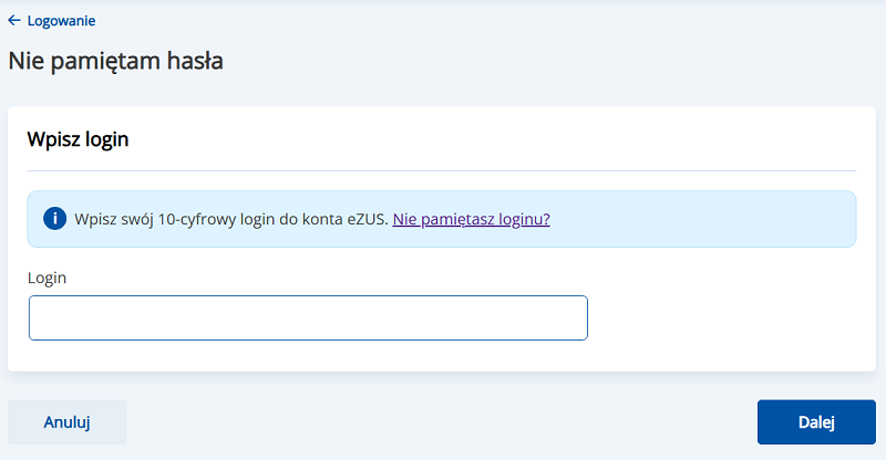 eZUS_nie_pamietam_hasla