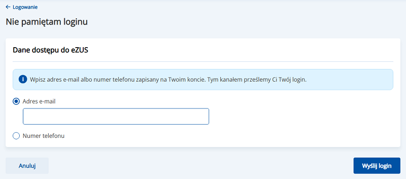 eZUS_nie_pamietam_loginu